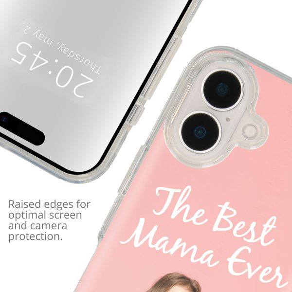 Ontwerp je eigen Clear Case Apple iPhone 16 - Transparant