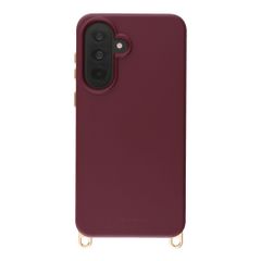 Selencia Rivièra MagSafe Backcover met afneembare haakjes Samsung Galaxy A37 (5G) - Bold Burgundy