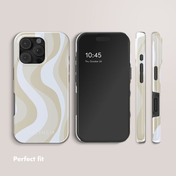 Selencia Vivid Back Cover with MagSafe Apple iPhone 16 Pro - Desert Waves Beige