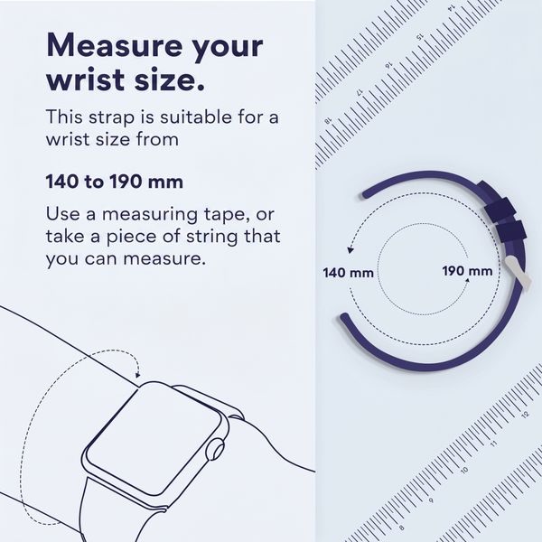 Apple Sport Band Apple Watch | 44/45/46/49 mm - Size S/M - Mulberry