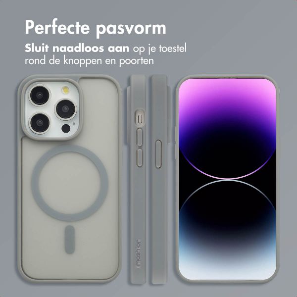 imoshion Color Guard Backcover met MagSafe iPhone 14 Pro - Grijs