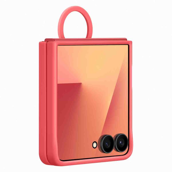 Samsung Originele Silicone Cover Ring Samsung Galaxy Z Flip 7 - Red