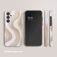 Selencia Vivid Tough Backcover Samsung Galaxy A35 - Desert Waves Beige