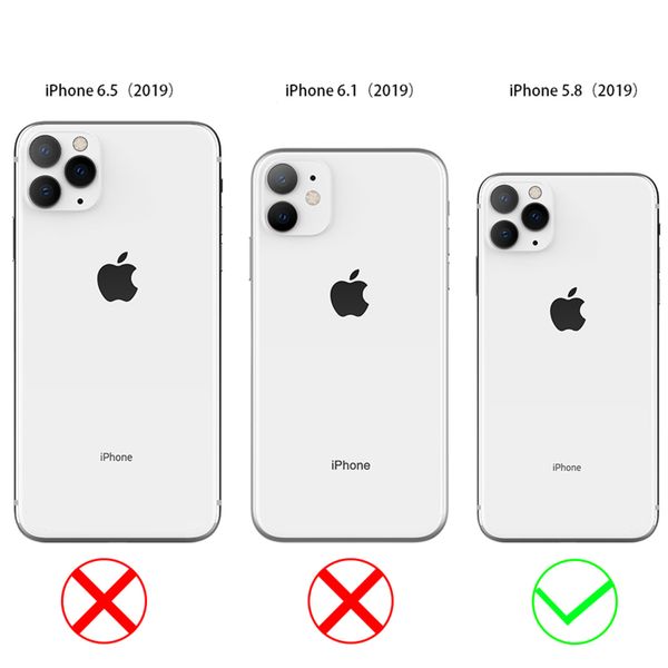 Redpepper Dot Plus Waterproof Backcover Apple iPhone 11 Pro - Zwart