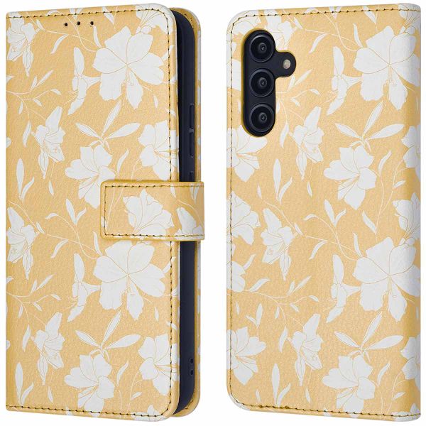 imoshion Design Bookcase Samsung Galaxy A14 (5G/4G) - Yellow Flowers