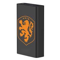 imoshion Ultra Series Aluminium Powerbank 20.000 mAh - Quick Charge en Power Delivery - Oranje Leeuw - Zwart
