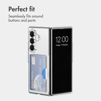 imoshion Back Cover with Card Holder Samsung Galaxy Z Fold 8 Ultra - Transparent