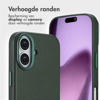 Accezz Leather Bookcase 2-in-1 met MagSafe Apple iPhone 17 - Cedar Green