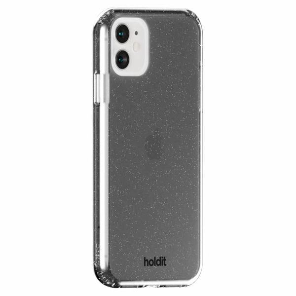 Holdit Glitter Case Apple iPhone 11 / Xr - Zwart