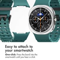 imoshion Ocean Silicone Band Samsung Galaxy Watch 9 (40/44mm) / Watch 8 (40/44mm) / Classic (46mm) - Dark Green