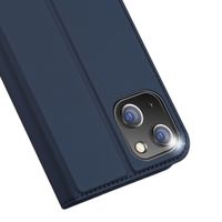 Dux Ducis Slim Softcase Bookcase iPhone 15 Plus - Donkerblauw