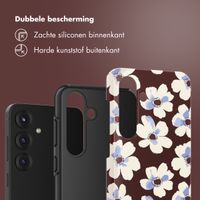 Selencia Vivid Backcover Samsung Galaxy S25 - Choco Flower Pop