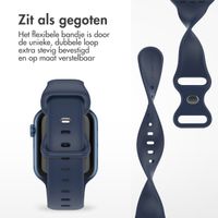 imoshion Siliconen⁺ bandje Apple Watch Series 1 t/m 11 / SE / Ultra (44/45/46/49 mm) - Maat M/L - Midnight