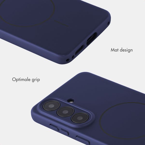 Accezz Grip Backcover met MagSafe Samsung Galaxy S26 - Donkerblauw