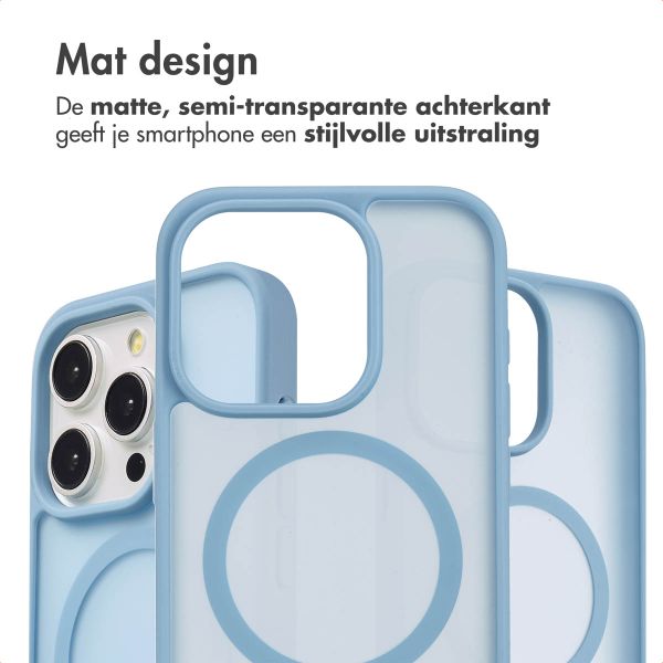 imoshion Color Guard Backcover met MagSafe iPhone 15 Pro - Lichtblauw