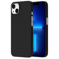 Accezz MagSafe Kevlar Backcover Apple iPhone 13 - Zwart