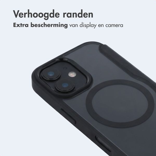 imoshion Transparante Bookcase met MagSafe Apple iPhone 16 - Zwart