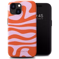 Selencia Vivid Backcover iPhone 15 - Dream Swirl Pink