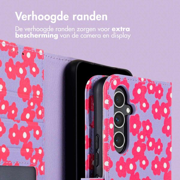 imoshion Design Bookcase Samsung Galaxy A54 (5G) - Dusty Rose Blossoms