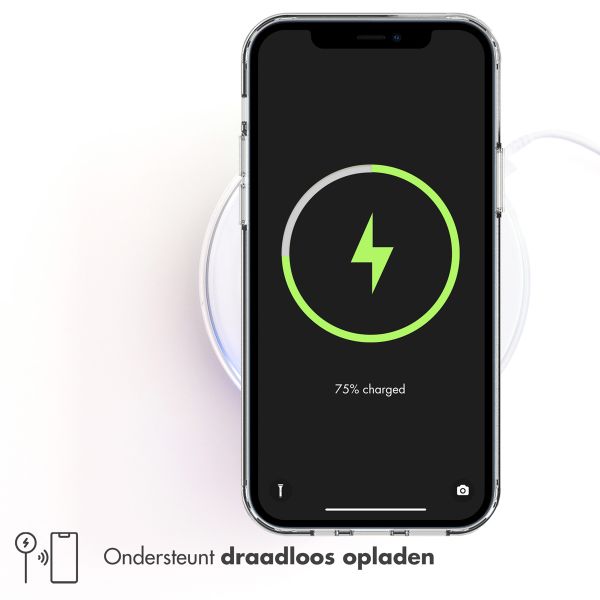 Accezz Clear Backcover Apple iPhone 12 Pro Max - Transparant