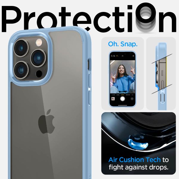 Spigen Ultra Hybrid Backcover Apple iPhone 14 Pro Max - Blauw