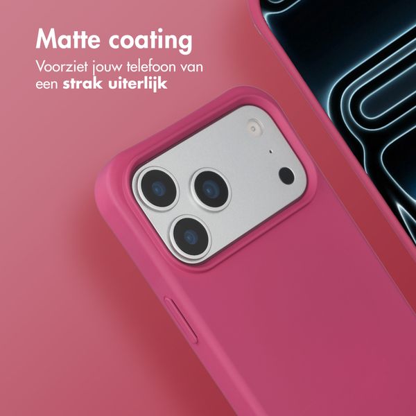 imoshion Color Backcover met afneembaar koord met MagSafe Apple iPhone 17 Pro Max - Raspberry