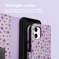 imoshion Design Bookcase iPhone 11 - Purple Flowers