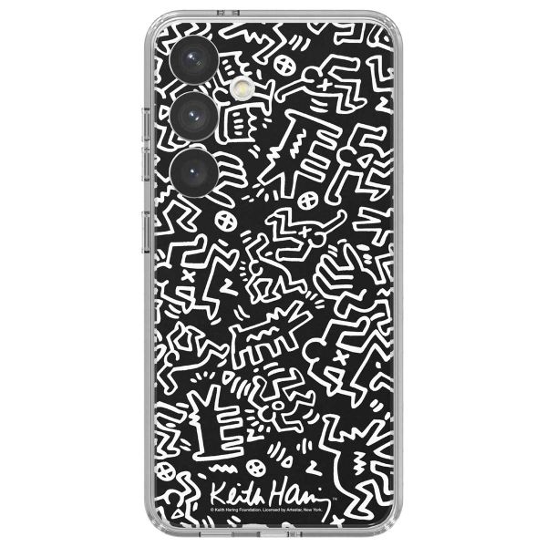 Samsung Originele Keith Haring Mono Plate Galaxy S24 - Black