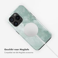 Selencia Vivid Backcover met MagSafe Apple iPhone 15 Pro - Marble Grayed Jade
