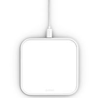 Zens Aluminium Single Wireless Charger - Draadloze oplader - Met laadkabel - 10 Watt - Wit