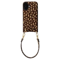 Selencia Nova Real Leather Back Cover with Card Holder Apple iPhone 16 - Fawn Chic