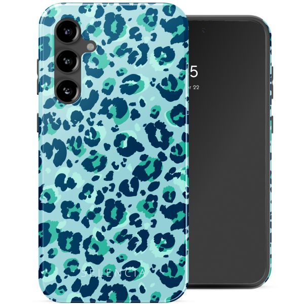 Selencia Vivid Tough Backcover Samsung Galaxy S23 FE - Wild Spots Light Blue