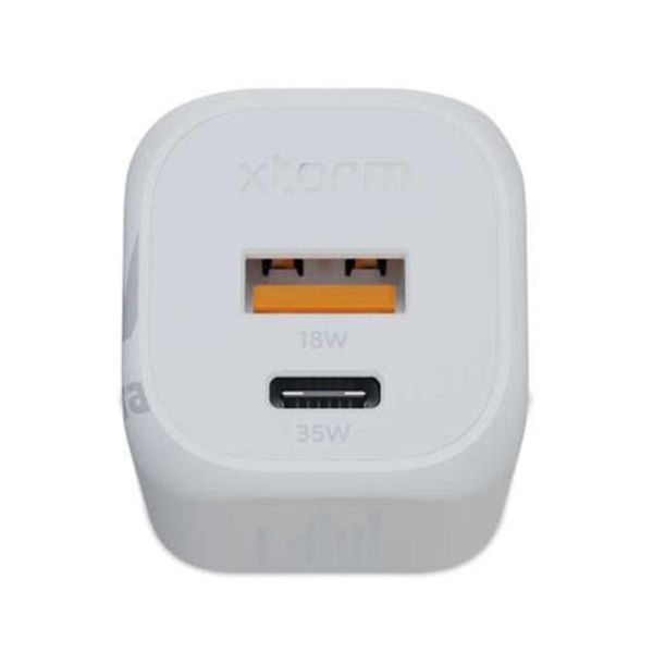 Xtorm Snellader | Ultra Wall Charger GaN2 - USB-C 35 Watt + USB-A 18 Watt