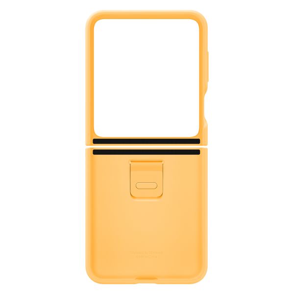 Samsung Originele Silicone Cover Ring Galaxy Z Flip 5 - Apricot