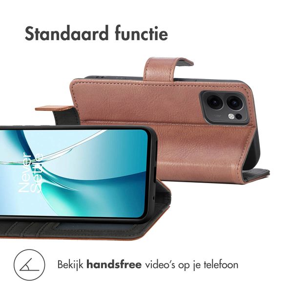 imoshion Luxe Bookcase Oppo Reno 13 F (5G) - Bruin