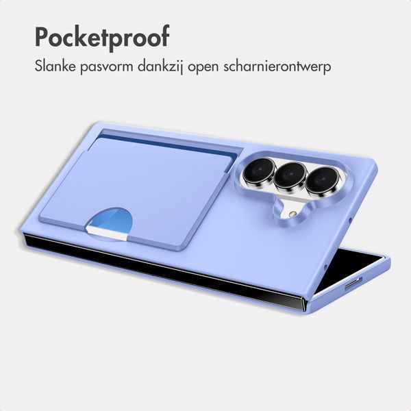 imoshion Backcover met pashouder Samsung Galaxy Z Fold 8 Ultra - Lila