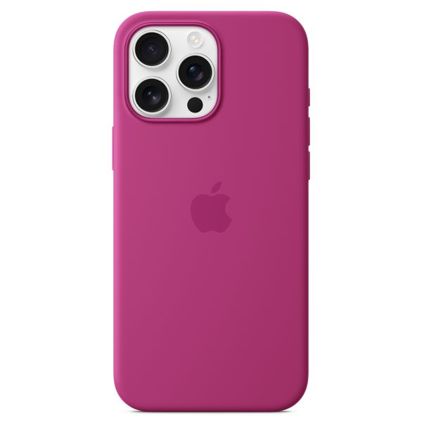 Apple Silicone Backcover MagSafe Apple iPhone 16 Pro Max - Fuchsia