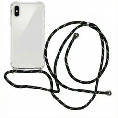 imoshion Backcover met koord Apple iPhone X / Xs - Zwart & Goud