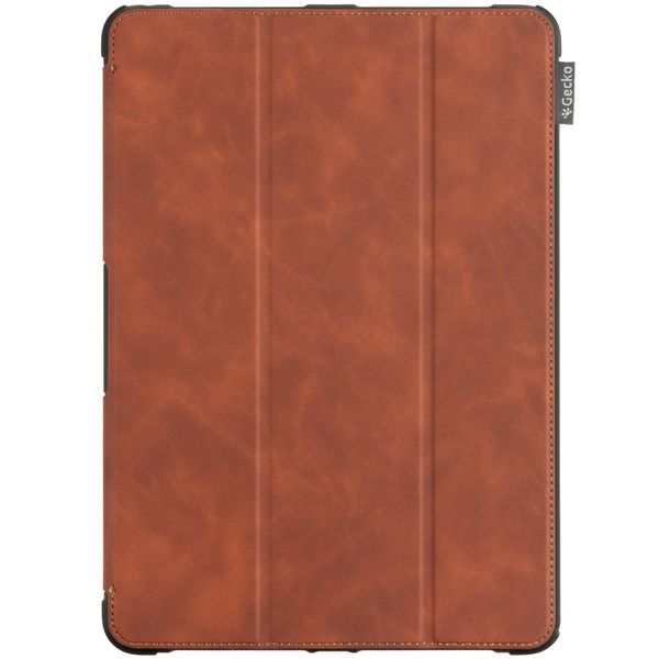 Gecko Covers Rugged Cover Bookcase iPad 9 (2021) 10.2 inch / iPad 8 (2020) 10.2 inch / iPad 7 (2019) 10.2 inch - Bruin