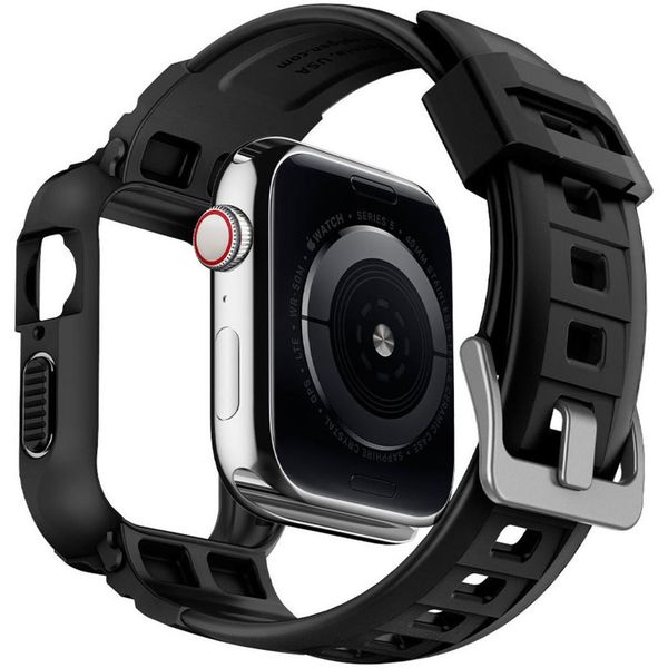 Spigen Rugged Armor™ Pro case Apple Watch 40 mm / 41 mm - Zwart