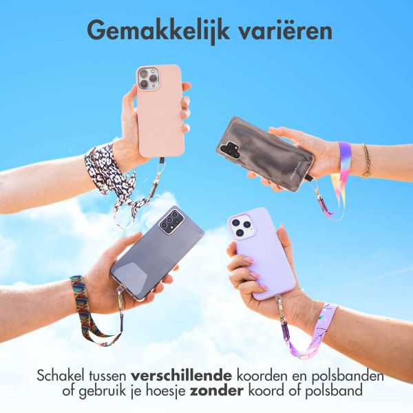 imoshion Universeel verstelbaar telefoonkoord + polsbandje - Holeographic