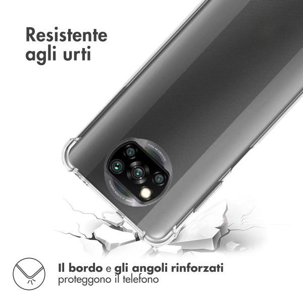 imoshion Shockproof Case Xiaomi Poco X3 (Pro) - Transparant