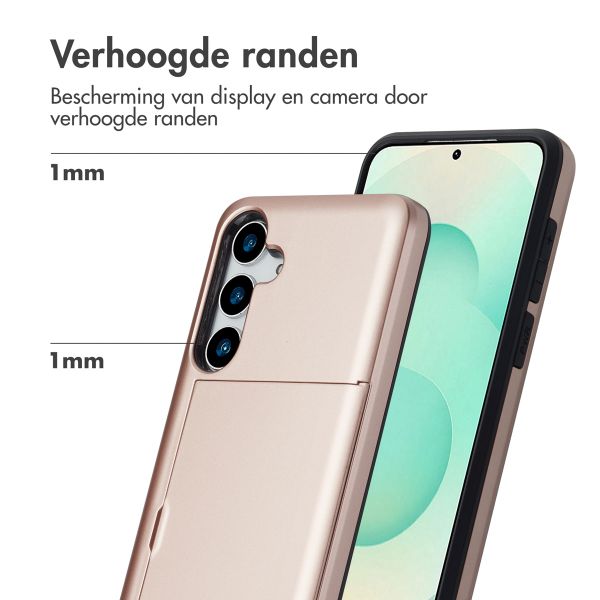 imoshion Backcover met pasjeshouder Samsung Galaxy S25 Plus - Rosé Goud