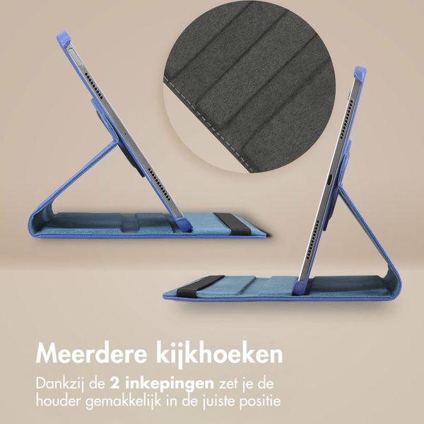 imoshion 360° draaibare Bookcase Samsung Galaxy Tab S11 - Donkerblauw