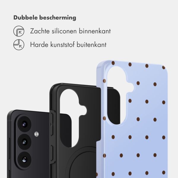 Selencia Vivid Backcover met MagSafe Samsung Galaxy S26 FE - Happy Dots Digital Sky