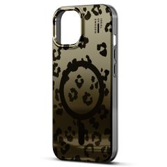 iDeal of Sweden Mirror Case met MagSafe Apple iPhone 13/14/15/16e - Leo Ombre