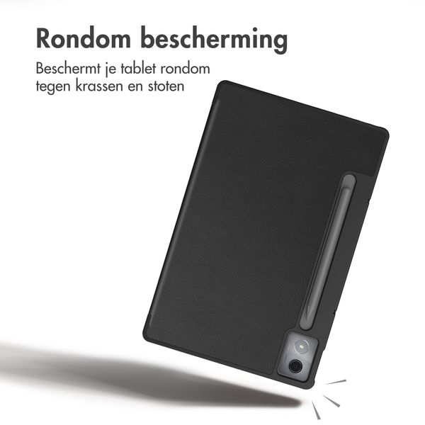 imoshion Trifold Bookcase Lenovo Idea Tab Pro - Zwart