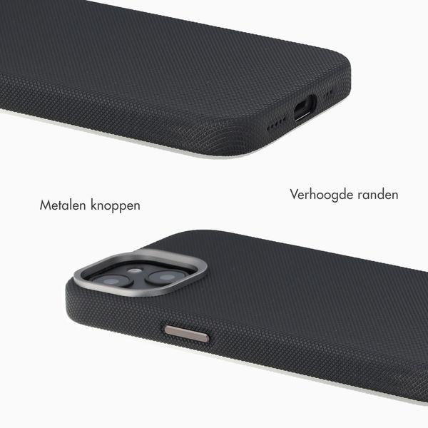 Accezz Mesh Backcover met MagSafe Apple iPhone 15 - Zwart