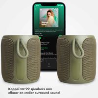 Selencia AquaPlay Bluetooth Speaker - Draadloze speaker - Waterproof - Army Green