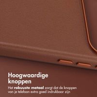 Accezz MagSafe Leather Backcover Apple iPhone 17 Pro Max - Sienna Brown